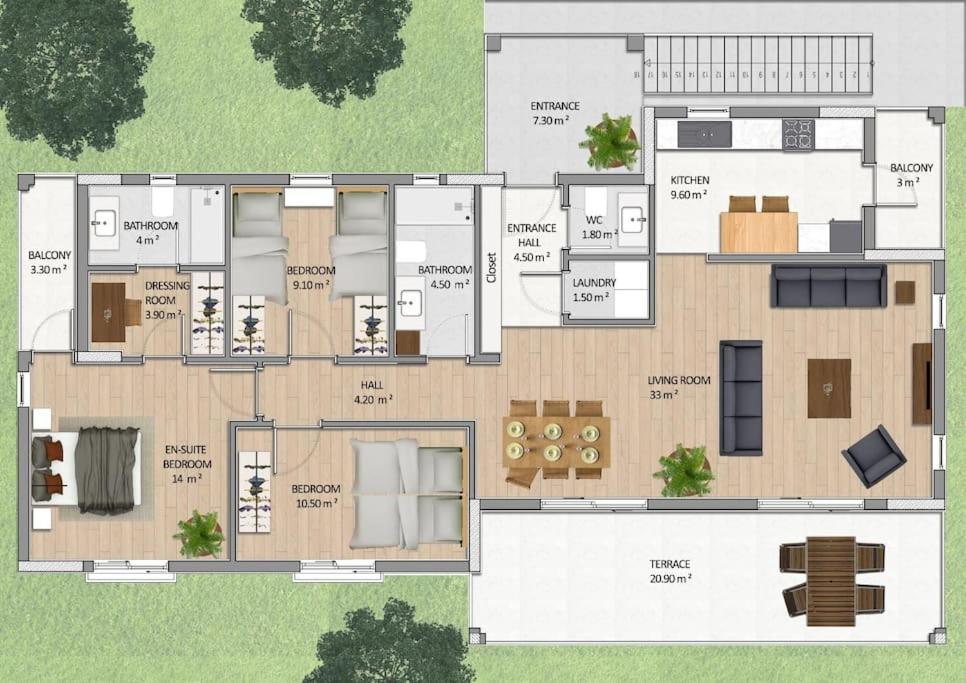 Luxurious Apartment In 博德鲁姆 外观 照片